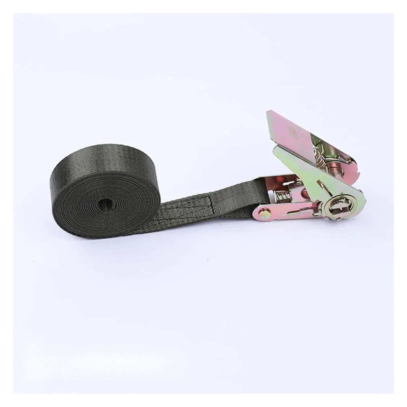 Tie Down Strap, 8M/ 25mm Ratchet Belt Buckle Tie-Down Belt Straps w/Metal Buckle Tension Rope for Car Motorcycle Bike Lugga Bag Cargo(O)