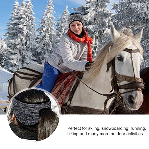 3pcs Warm Ear Protection Headband Full Cover Ear Muffs Sports Headband Soft and Fluffy for Running Hiking Snowboarding2