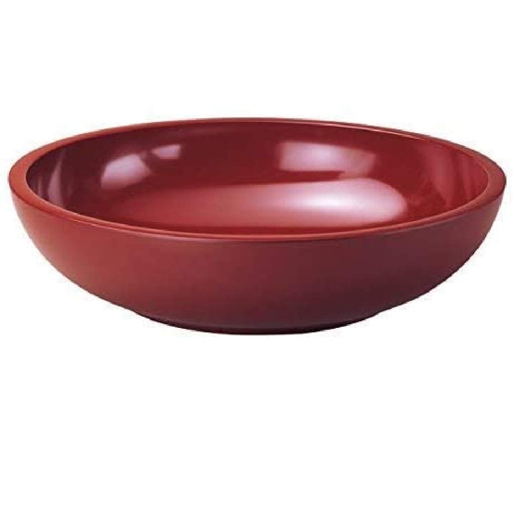 Amazon.co.jp: KZ2176 16.0そばこね鉢銀朱 【Kaze-ya style・北市漆器