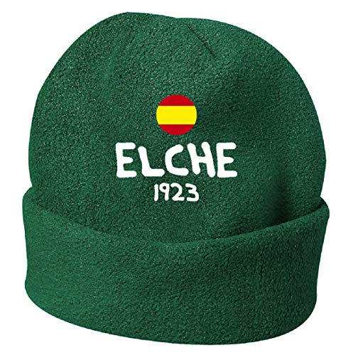 Tipolitografía Ghisleri Sombrero de invierno Elche España Verde Bordado en Polar Talla Única 160