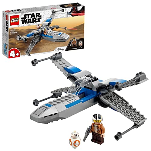 LEGO 75297 Star Wars Resistance X-Wing Starfighter Kleinkinder Spielzeug ab 4 Jahren mit Poe Dameron Minifigur und…