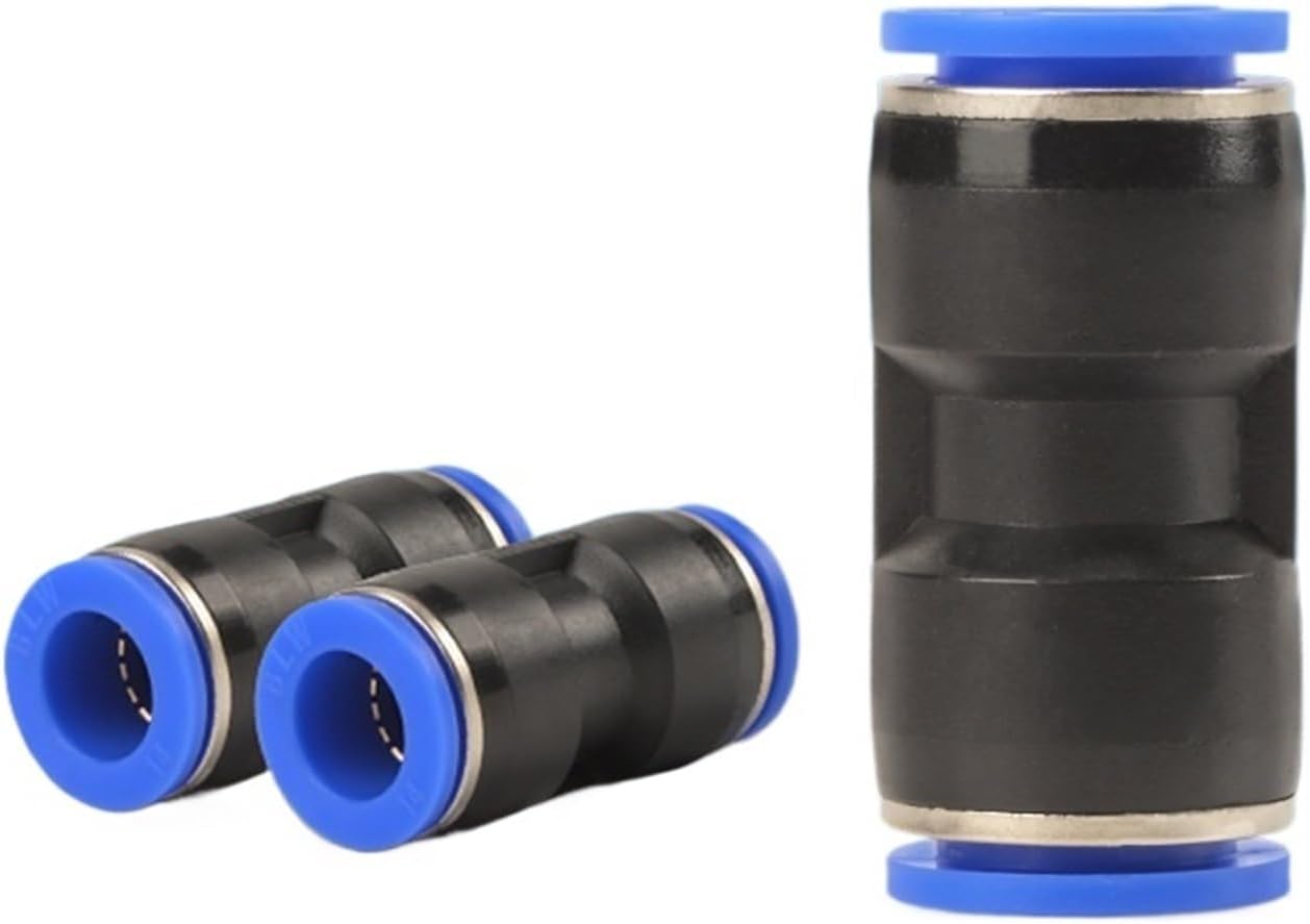 Pneumatic quick connector plastic straight-through butt joint pneumatic quick plug PU-4/6/8/10/12/16 air pipe(PG12-14)