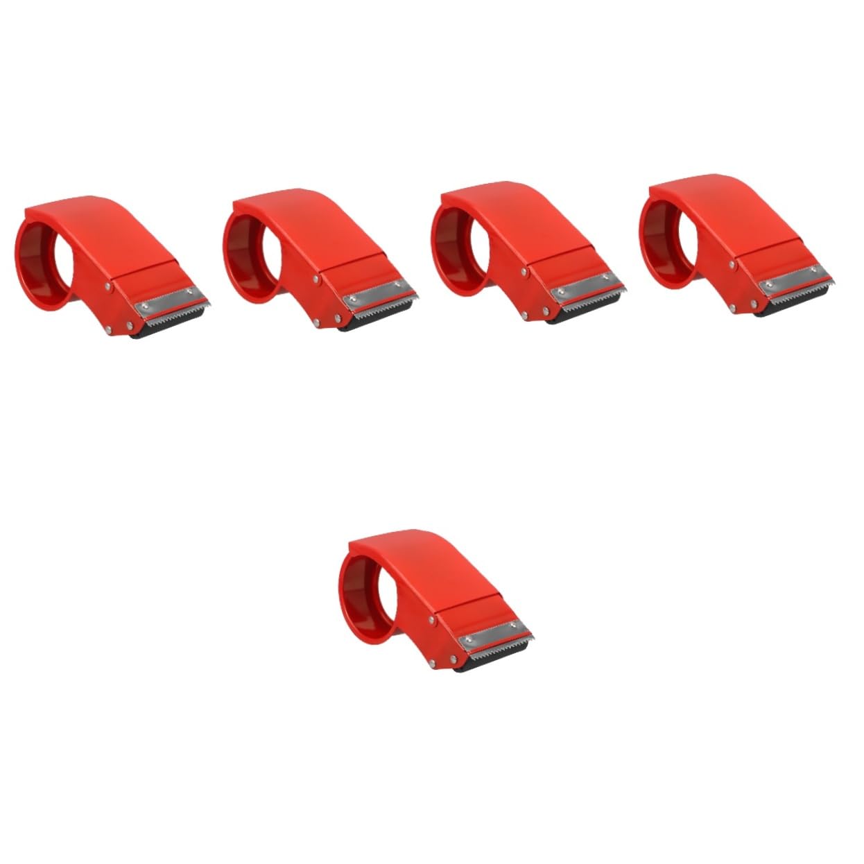 Lurrose 5stücke Tape Dispenser Aus Tragbarer Klebebandabroller Für Schreibtisch Für Büro Und Zuhause Mit Praktischem Schnittmechanismus Und Kompaktem Design Für Einfache Handhabung