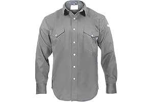Flame Resistant FR Shirt for Men - Lightweight Welding Jacket for Enhanced Safety