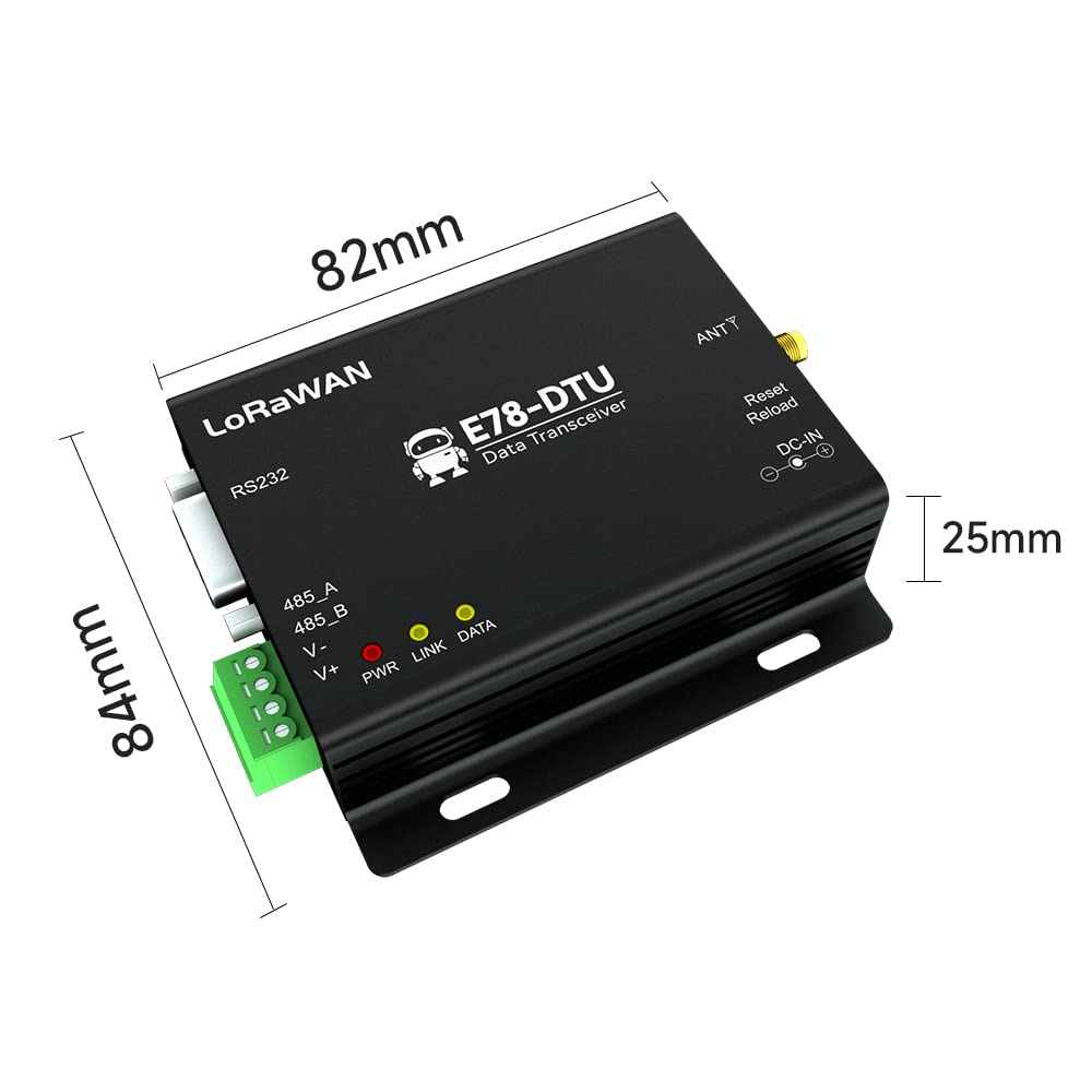 EBYTE 470MHz ASR6601 LoraWan Gateway Node RF Modem Self-Organized Network Polling E78-DTU(470LN22) RS485 RS232 Long Rang 3KM Support Class?A/Class-C ABP/OTAA