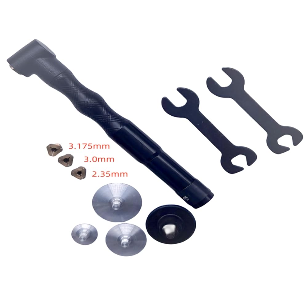 Ablenke Flexibler Welle 6 mm für Bohrer -Chuck 90 Grad Handstück+ Edelstahlwelle 1Set Mesin