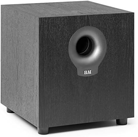 ELAC Debut 2.0 DS10.2 200 Watt Powered Subwoofer, Black