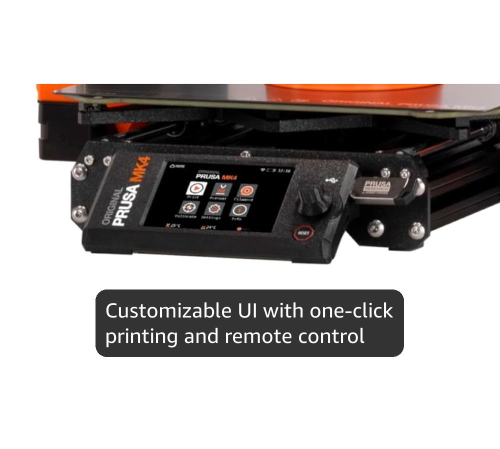 Original Prusa MK4 3D Printer kit, Removable Print Sheets