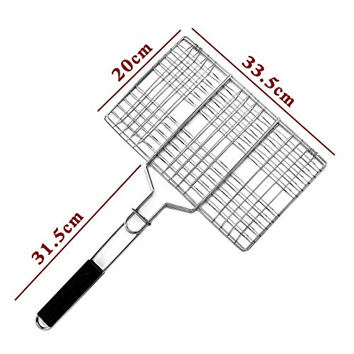 Mata do grilla wielokrotnego użytku grill siatka z klipsem mata nieprzywierająca teflonowa kuchnia gotowanie mata do grillowania wkładka akcesoria do grillowania na świeżym powietrzu little surprise