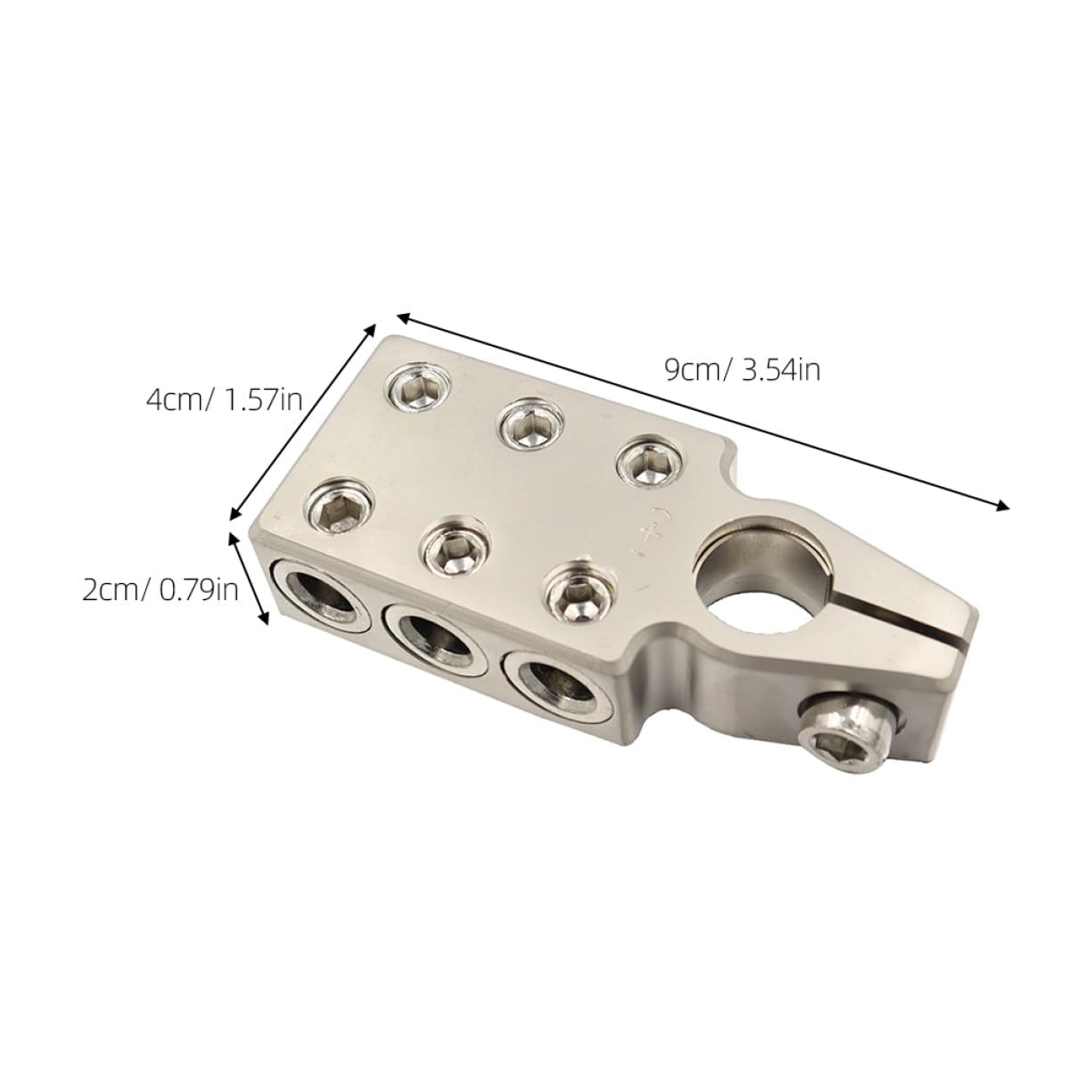 1 Batterie Klemmen für Autobatterie aus Zinklegierung 1/0 Awg Schnellverschluss Anschluss mit Hoher Präzision und Zähigkeit Geeignet für Auto und Gabelstapler