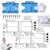 2pcs ECG 7 Step Ruler - Plastic Measuring Tool for EKG Interpretation