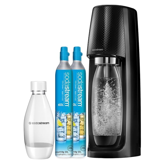sodastreamSPIRIT ブラック 炭酸水メーカー Amazon | [公式] ソーダストリーム SPIRIT (スピリット) スターター