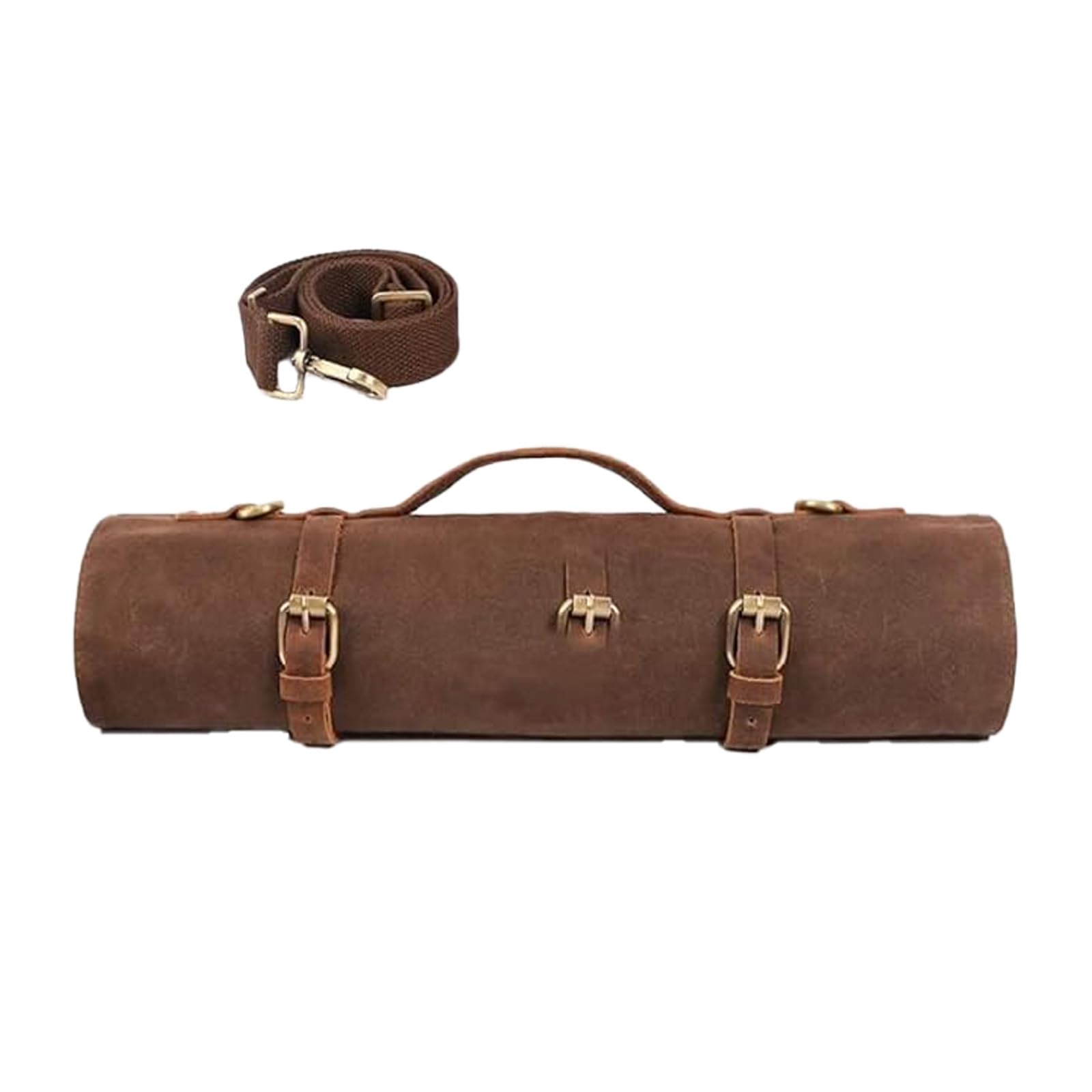 Messertasche Kochmesser,Rolltasche Multifunktionale Messertasche mit Griff Taschen Messer mit 11 Fächern Kochmesser-Koffer für Messer Löffel Küchenmesser Camping Wandern