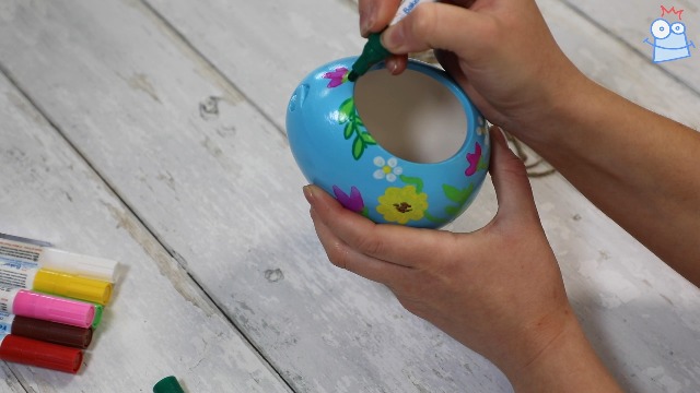 Baker Ross FE377 – 2er-Set Vogelhäuser Aus Holz Zum Bemalen, Heißluftballon-Design, Bastelset Für Kinder