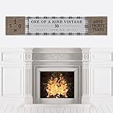 30th Milestone Birthday - Dashingly Aged to Perfection - Party Decorations Party Banner