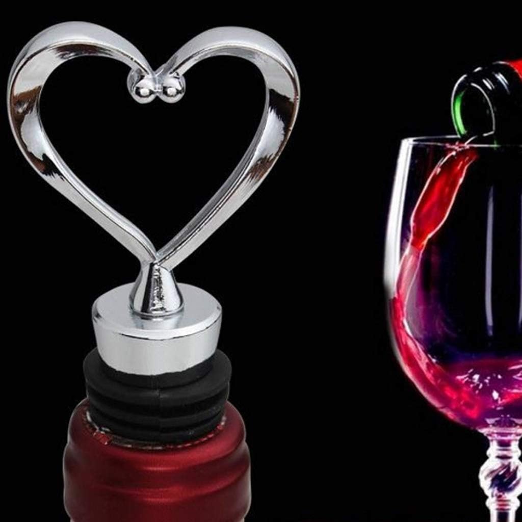 Heart Wine Stopper Cork Stainless Steel Red Wine Opener Air Pressure Bottle Pumps Corkscrew Cork Out Kitchen Gadgets image 2