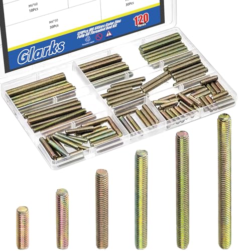 Glarks 120 M6 x 16/20/30/40/50/60mm J[-bLS˂bhLbgAƋK[f肷tAZuAŒX`[t[ڑpYf|S˂X^bh