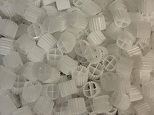 Image of Wholesale Koi Farm K1 Bio Filter Media Moving Bed Biofilm Reactor (MBBR) for Aquaponics, Aquaculture, Hydroponics - Ponds - Aquariums, (K1 - Cubic Meter)