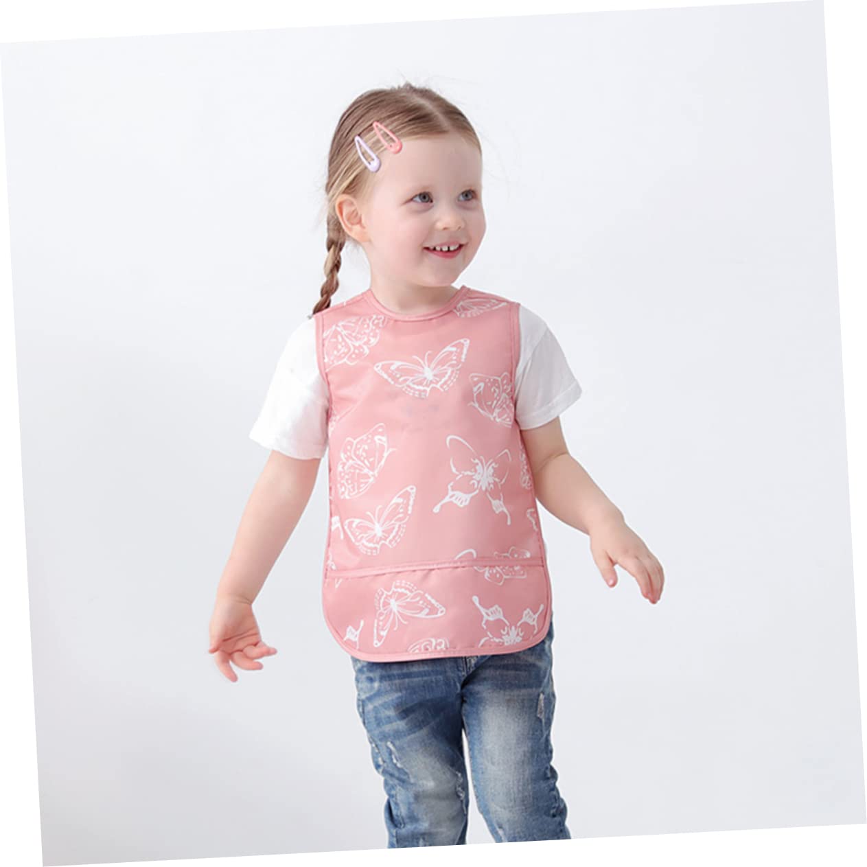 TOYANDONA 3 Pz Bambino Mangiare Bavaglino Bavaglini Bambino Grembiule Bambini Vernice Grembiule Pittura Grembiuli Grembiule Per Bambini Bambini Artista Grembiule Poliestere Bambini Mangiare