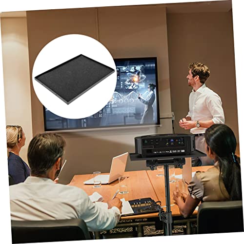 Parliky Projector Holder Tray Platform Laptop Pallet with Non-Slip Pads and Retaining Straps for Tripod Mounting Office Home Classroom Studio - Image 2