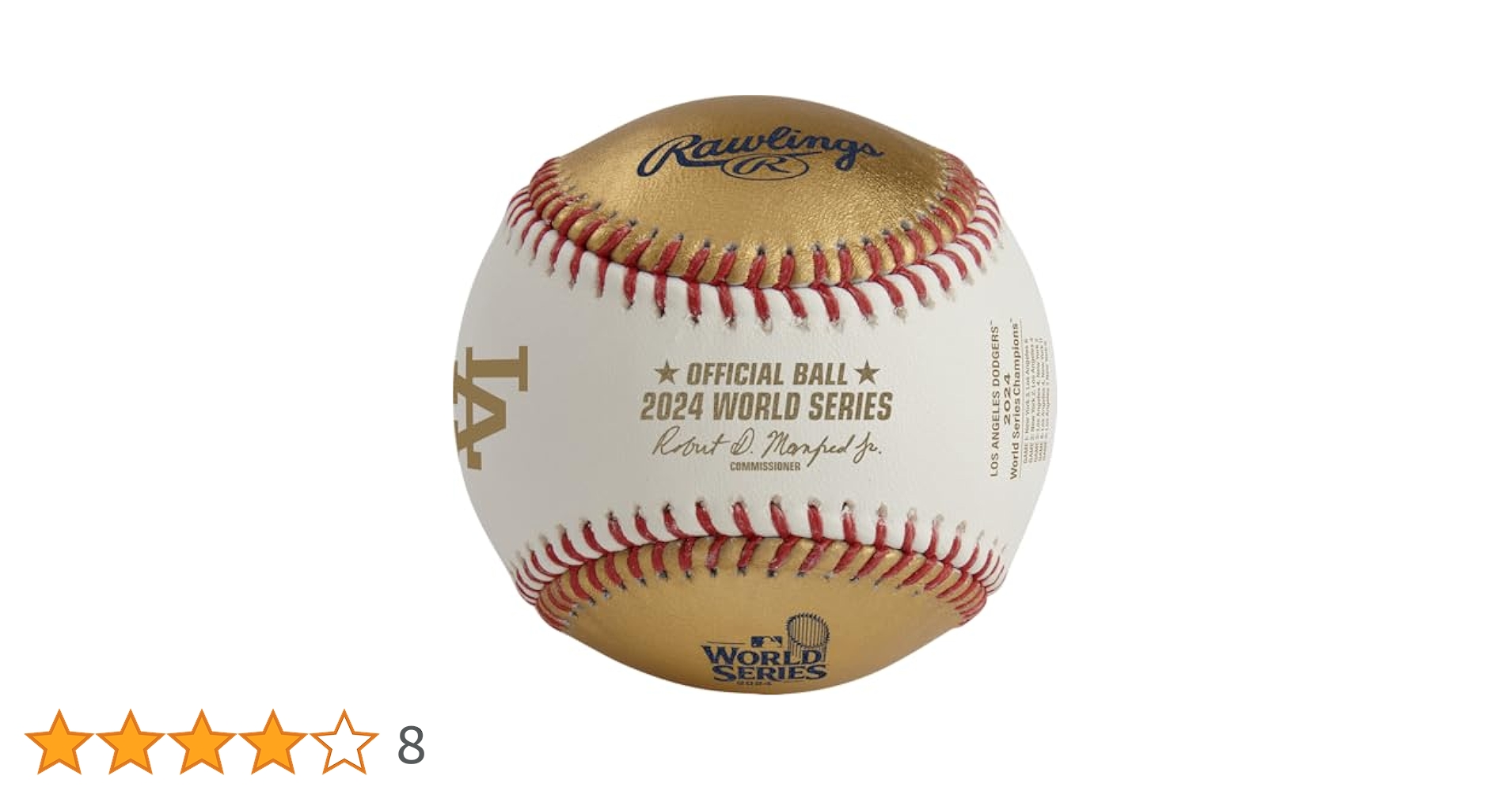 【限定品　プレミア品】MLB ワールドシリーズボール 2024 ゴールド2球入り 限定品 プレミア品】MLB ワールドシリーズボール 2024 ゴールド2