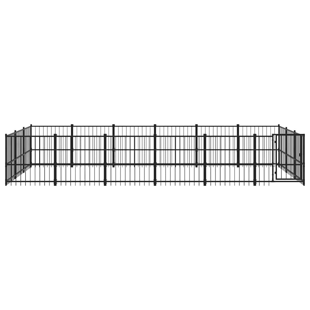 Cuccia in acciaio per cani, 16,94 m²