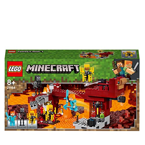 Image of LEGO Minecraft The Blaze Bridge 21154 Building Kit (372 Pieces)