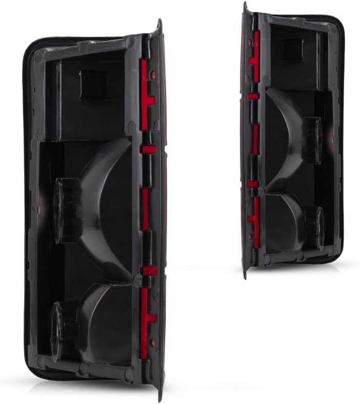 CarLights360 For Dodge Truck Pickup Tail Light 1988-1993 Pair Driver and Passenger Side For 55054789 + 55054788 | CH2800114 + CH2801114