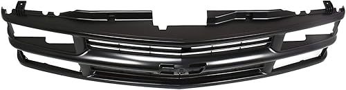 Miniatura 5 de Garage-Pro Conjunto de rejilla compatible con Chevrolet Blazer 1994, Chevrolet C1500 1994-1999, para modelos con faros compuestos pintados de negro,