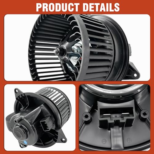Image of AC Heater Blower Motor with Fan 700105 Fit for Ford Transit Connect 2010-2013, Focus 2000-2007, Replaces for YS4Z19805AB