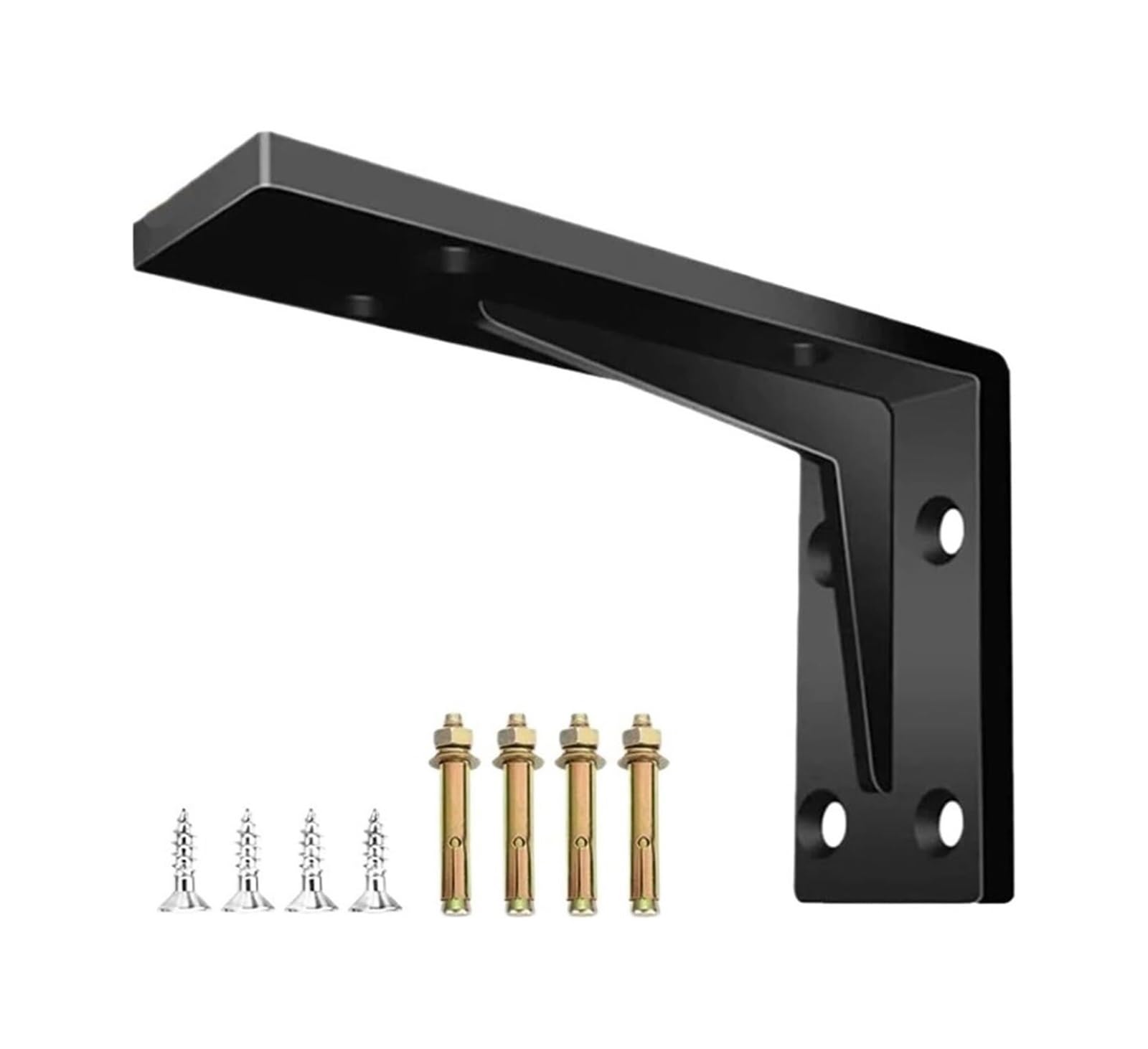 Soportes de ángulo, Soporte en L, triángulo de pared, estante almacenamiento suspendido(10 Inch 300kg 1pcs)