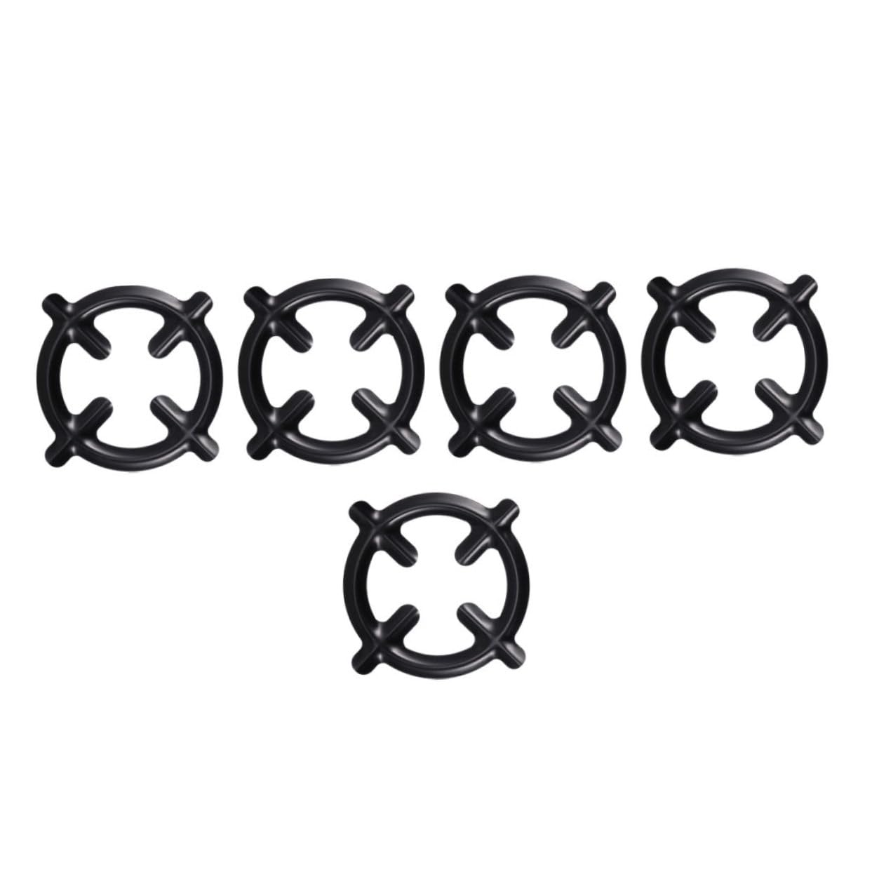 SUPVOX 5 Pcs Gas Cast Iron Stove Rack Wok for Electric Stove Gas Furnaces for Homes Work on Pot Holders Gas Stove Holders Household Gas Stove Stands Pot Racks Pan Support Ring