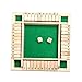 1set 4-Way Shut The Box Dice Game 4 Sided Grand Jeu de société Jouet intelligent Jeu en bois en bois pour l'apprentissage Nombres, Stratégie et gestion des risques, fournitures de jouets vert
