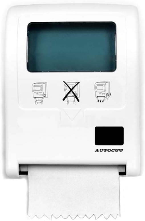Room Groom Automatic Auto Cut Paper Dispenser (White-4201)