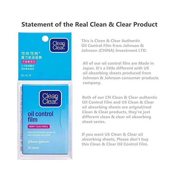 Beauty-Kate-Oil-absorbing-oil-Blotting-Paper-Same-Series-with-Clean-Clear-Oil-Absorbing-Facial-Sheets-60-sheets-Blue-50-sheets-Pink Oil Absorbing Tissues Oil Control Film, Oil Blotting Paper Same Series with Clean & Clear Oil Absorbing Facial Sheets for Oily Skin, 60 sheets Blue + 50 sheets Pink