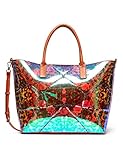 Desigual Damen Bols_Kaleidoscope Holbox Henkeltasche Grün (Kiwi)