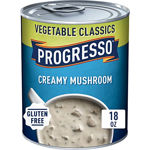 Image of Progresso Vegetable Classics, Creamy Mushroom Canned Soup, Gluten Free, 18 oz.