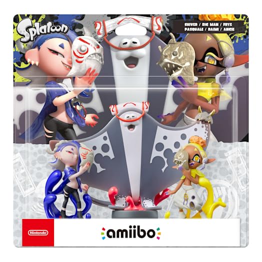Nintendo Splatoon 3-amiibo-Dreierpack: Mako, Muri & Mantaro – Ansicht 2