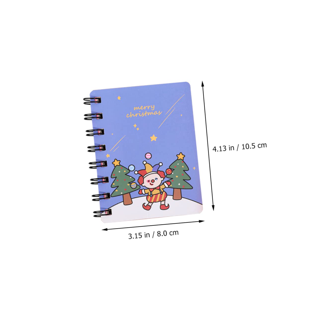 Lurrose 18 Stück Weihnachts Spiralbuch Notizbücher Für Kinder Studenten Notizbuch Zubehör Bindungs Spiral Notizbücher Spiral Spiral Notizbuch Tragbare Spulen Notizblöcke Liniertes