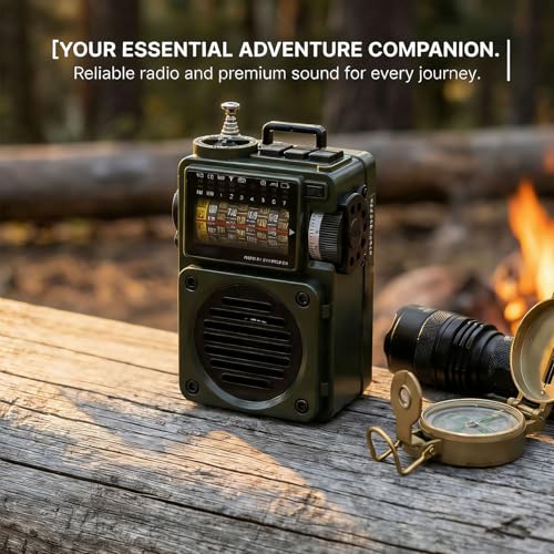 Radio Portátil de Onda Corta con Bluetooth 5.0 miniatura 2
