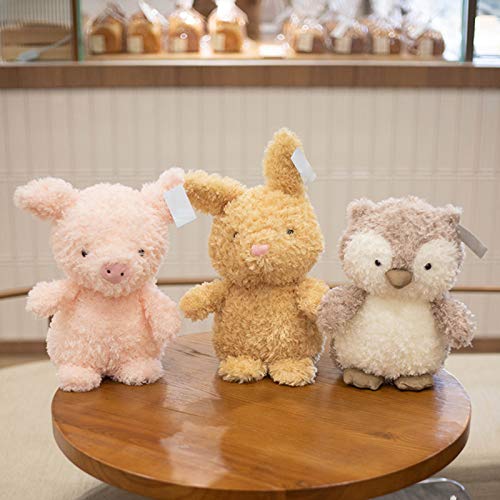 Boneca JENPECH de coruja de cordeiro de pintinho, decoração de casa para dormir, brinquedo de pelúci
