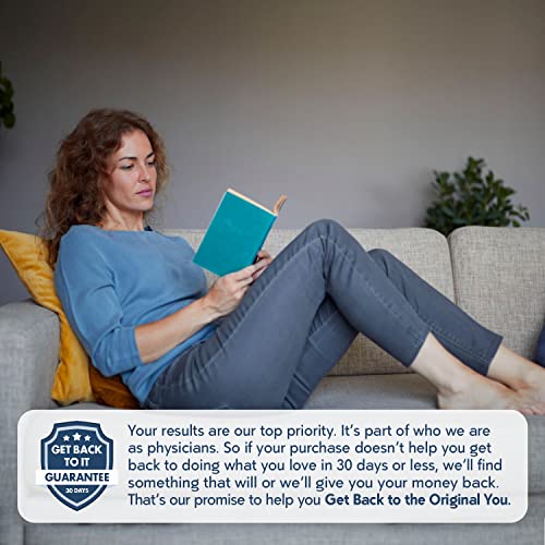 Dr. Frederick’s Original Donut Pillow - 15" Inflatable Donut Cushion For Tailbone Pain Relief - Seat Cushion For Hemorrhoids, Bed Sores, Prostatitis - Red #TOP6