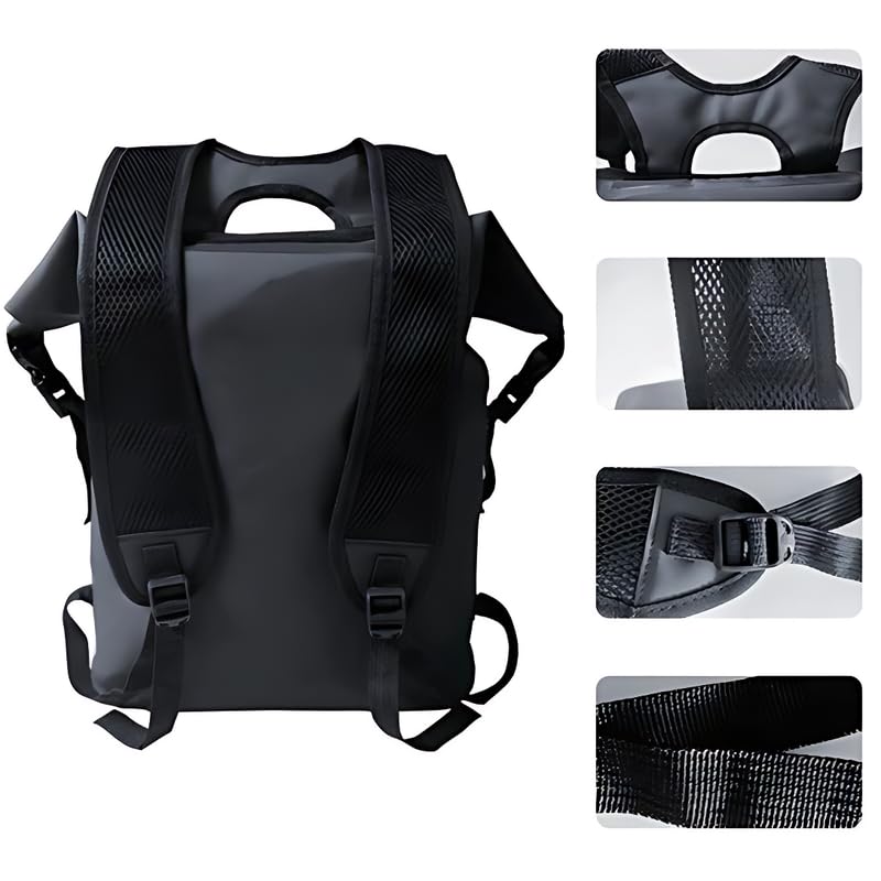 Image of 25L Waterproof Dry Bag Roll Top Backpack - Durable Rucksack for Kayaking, Boating, Hiking, Camping, Beach & Travel - Keeps Gear Dry & Protected (1Pcs)