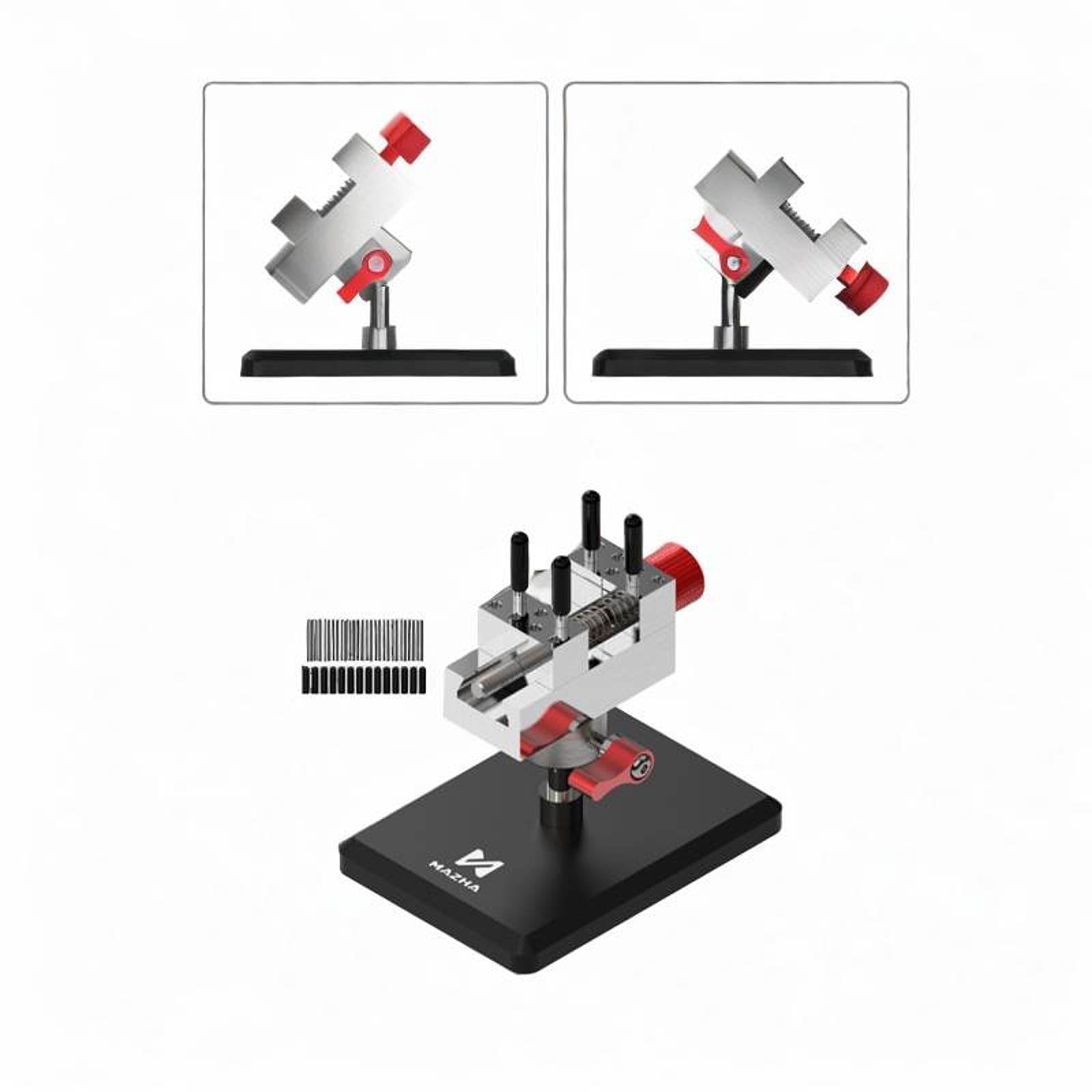 MYCENSE Mini Vise Model Building Vise Precision Stainless Steel for Assembly Model Sculpture