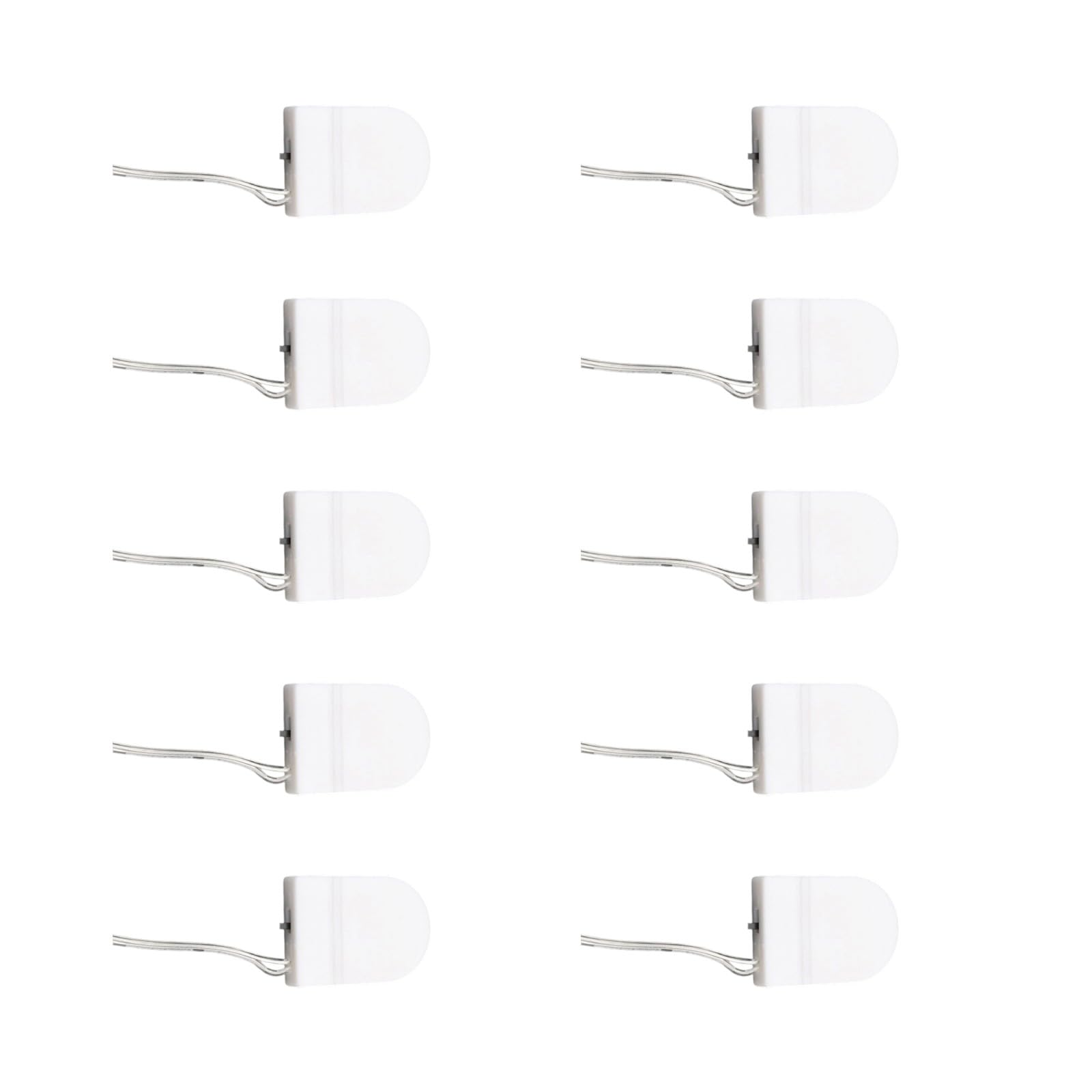 CAZSTYK Of 10pcs 20x3.2mm Coin Cell Holder Case Secure LIR2032 Storage Box for Calculators Remote Controls Flipped Cover Battery Holder