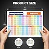 Zastic! 8.5 x 11 in Small Laminated Math Table Charts - Multiplication & Division Poster Chart for Kids