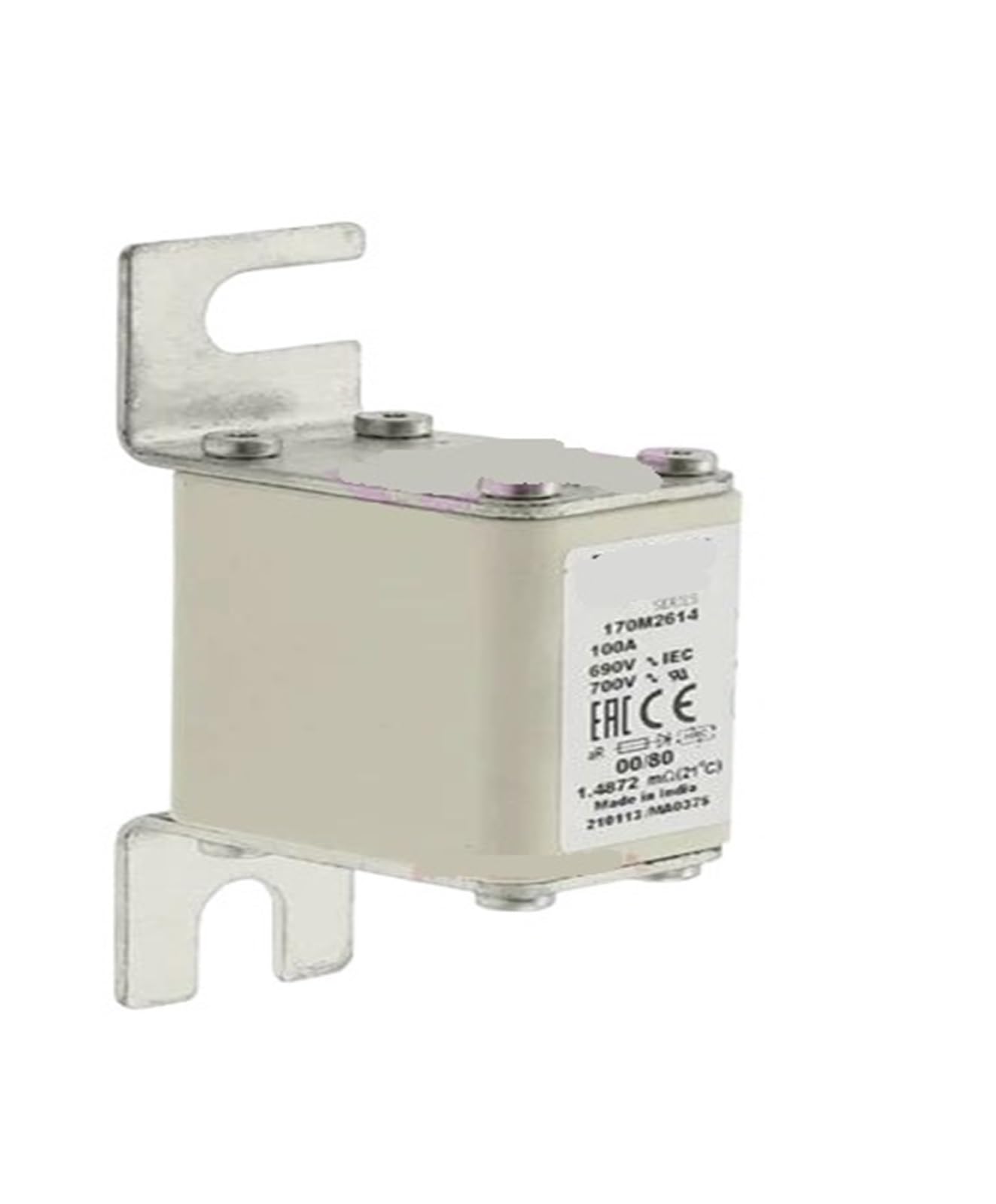 Fusible 170M2614 pour armoire de distribution et cartouche de protection contre court-circuit
