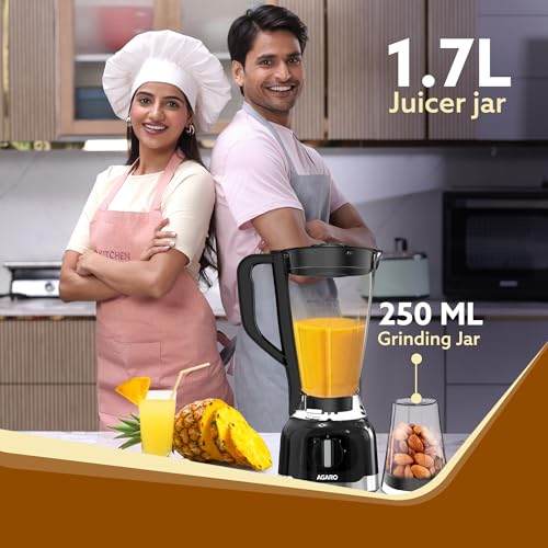 AGARO Grand Food Processor, Multi-functional Chopper, Grinder, Slicer, Shredder, Blender, 1000W, Mincing, Dicing, Shredding, Kneading, SS Blade, Black - Image 8