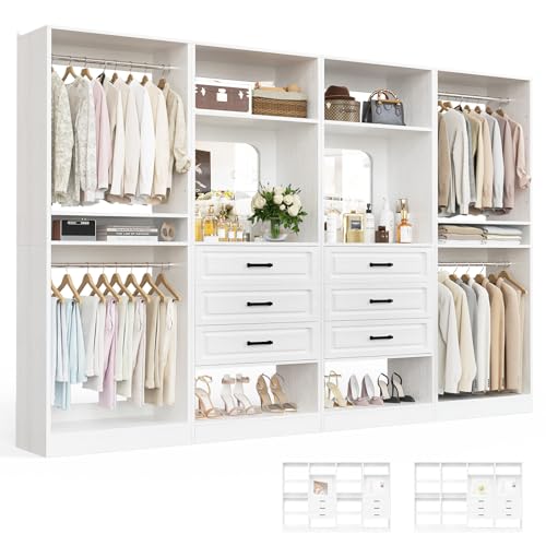 Unikito Closet System with Mirror