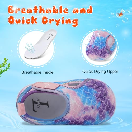 L-RUN Toddler Shoes Boys Girls Barefoot Sneaker Non-Slip Kids Water Shoes Wide Walking Shoes Baby Quick Dry Breathable Summer Socks Shoes for Outdoor Indoor2